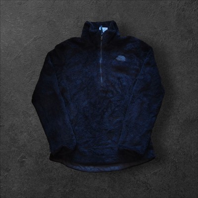 Schwarze Kunstfell Damenjacke von The Northface Gr. S