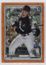 2020 Bowman Chrome Prospects Orange Shimmer Refractor /25 Blake Rutherford v9t