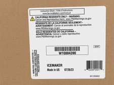 OEM Whirlpool Ice Maker W10884390 8-Cube Bottom Freezer Refrigerator USA Ship