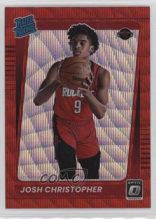 2021 Panini Donruss Optic Rated Rookie Red Wave Prizm Josh Christopher #200 0nr3