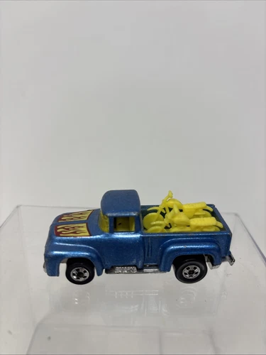Hot Wheels Hi-Tail Hauler Blue Vintage Blackwall Ford Pickup Truck 1973