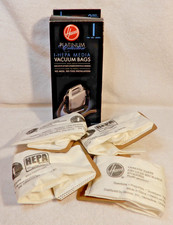 4 Hoover Platinum Collection Type I HEPA Media Vacuum Bags AH10005 4 Bags in Box
