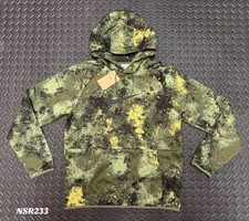 NIKE THERMA-FIT HOODIE CAMO GREEN ALL OVER PRINT PULLOVER FZ1088-386 SIZE SMALL