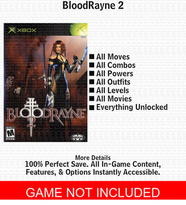 Max Payne Hitman Gunvalkyrie BloodRayne Blood Wake XBOX USB Save 100% Unlocked