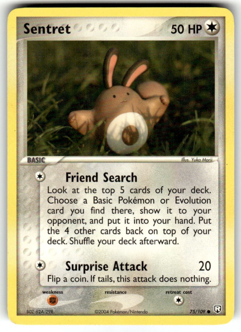 Sentret - ex Team Rocket Returns 75/109 2004 NM Pokemon