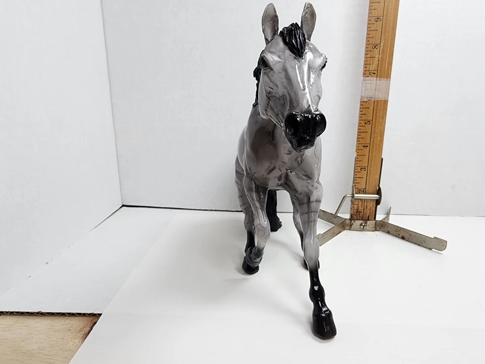 Black Horse Ranch Collection - Reining Grulla - Resin/Porcelain - Image 2 of 4