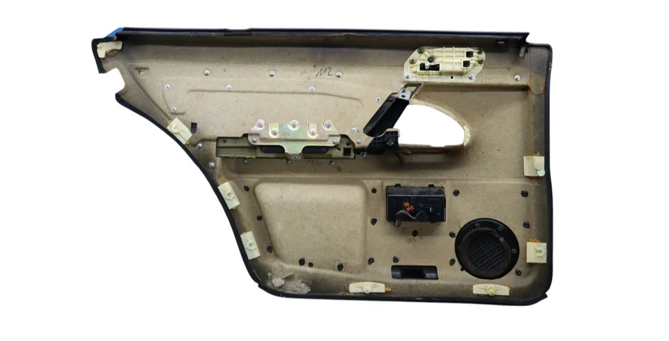 94-99 Mercedes W140 S500 S600 Panel de puerta interior pasajero trasero derecho OEM Foto 4 de 4