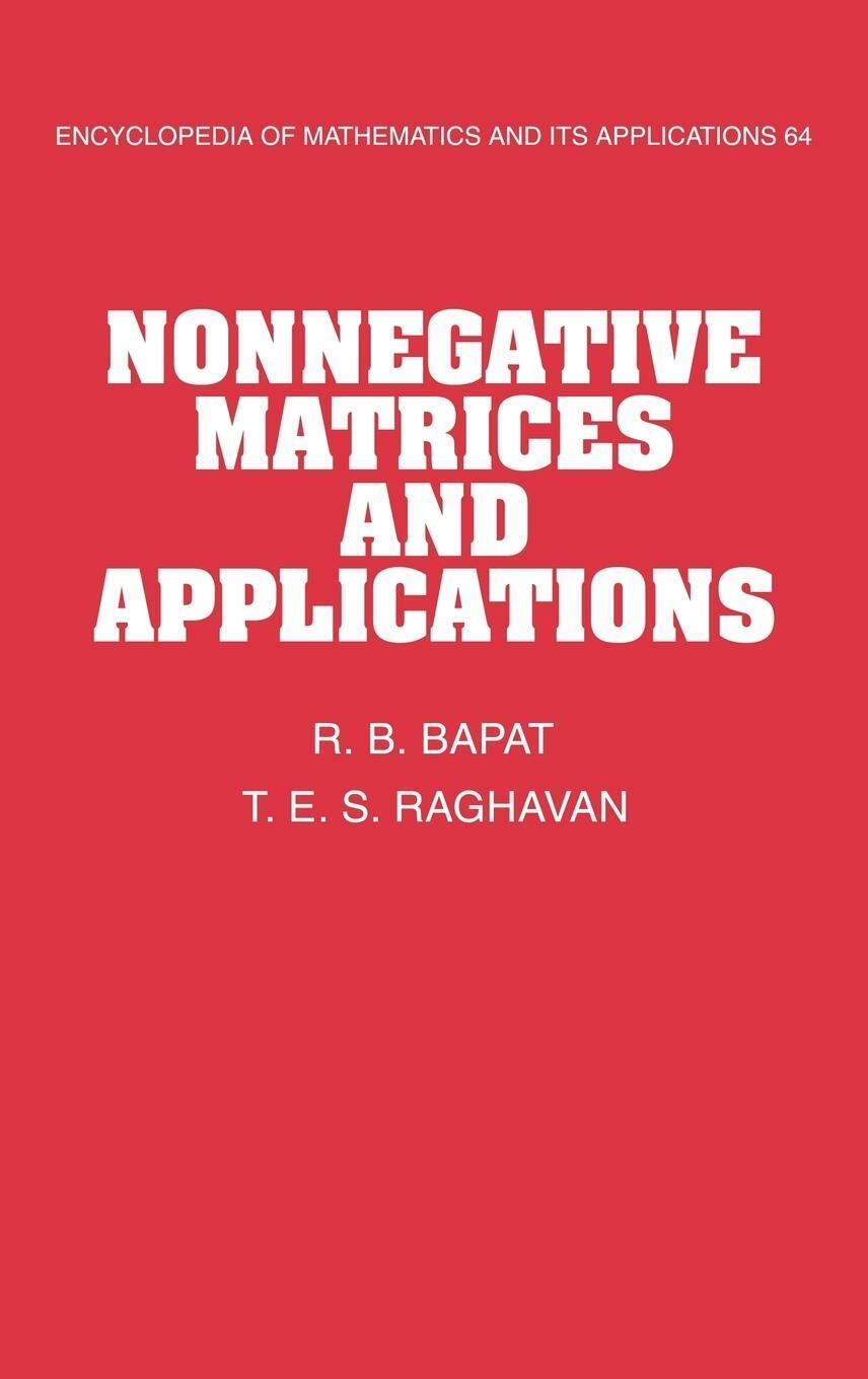Thumbnail - R. B. Bapat (u. A.) | Nonnegative Matrices And Applications | Buch |