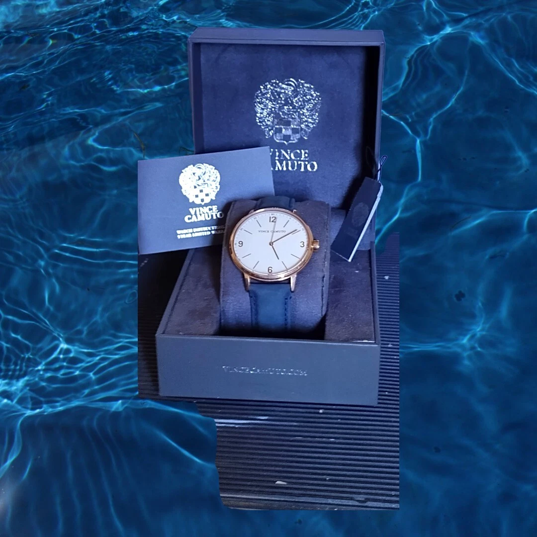 Vince camuto hotsell leather watch