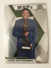 2019-20 Panini Mosaic Basketball Giannis Antetokounmpo MVPs #297