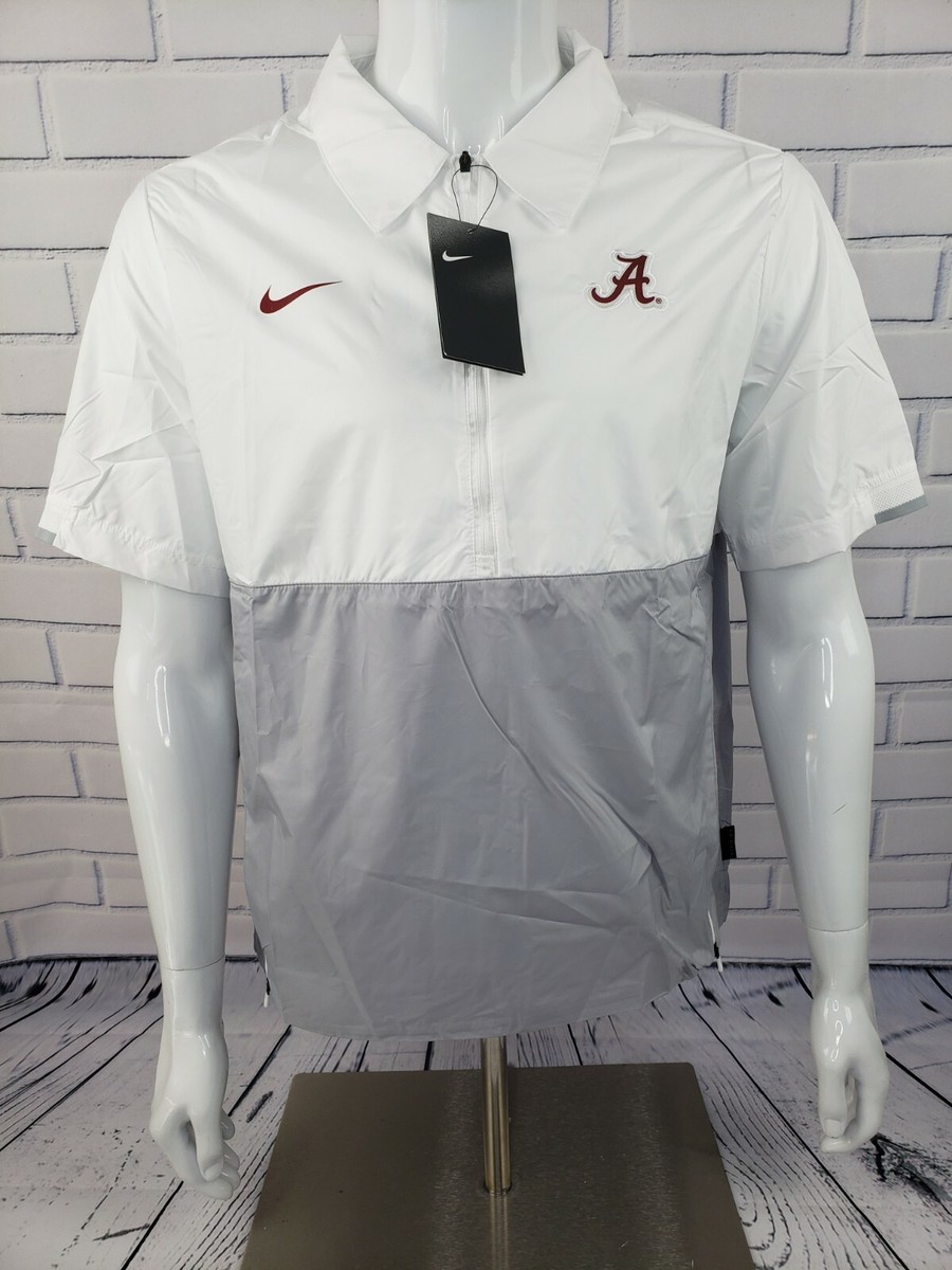 Nike Alabama Crimson Tide Short Sleeve Windbreaker - Multiple Sizes  (CQ5149-100) | eBay