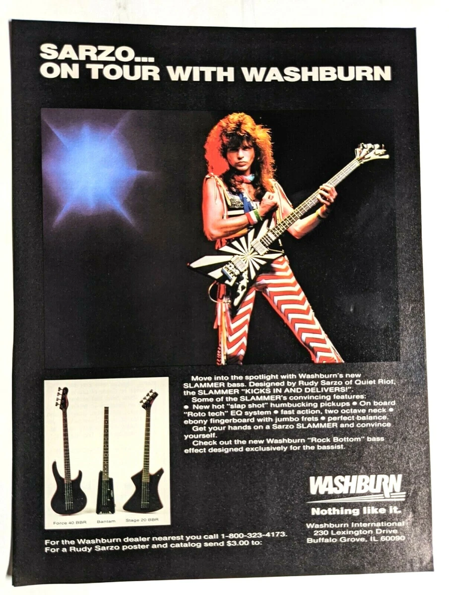 Rudy sarzo 2024 bass for sale