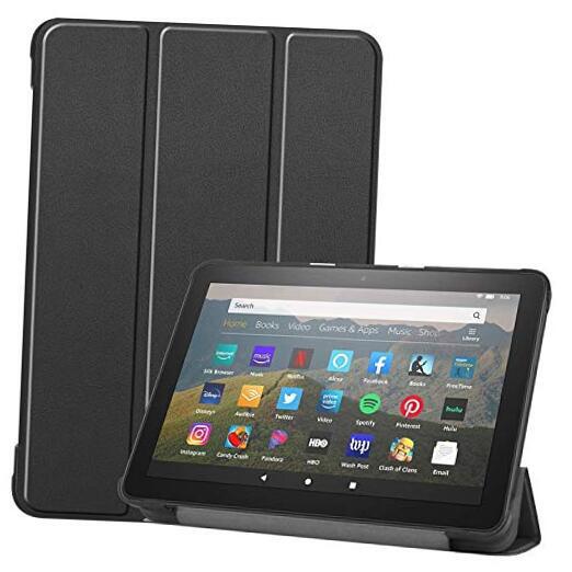 Fire HD 8 Tablet Case,Fire HD 8 Case, Tablet Case Fits Amazon Kindle Fire Black