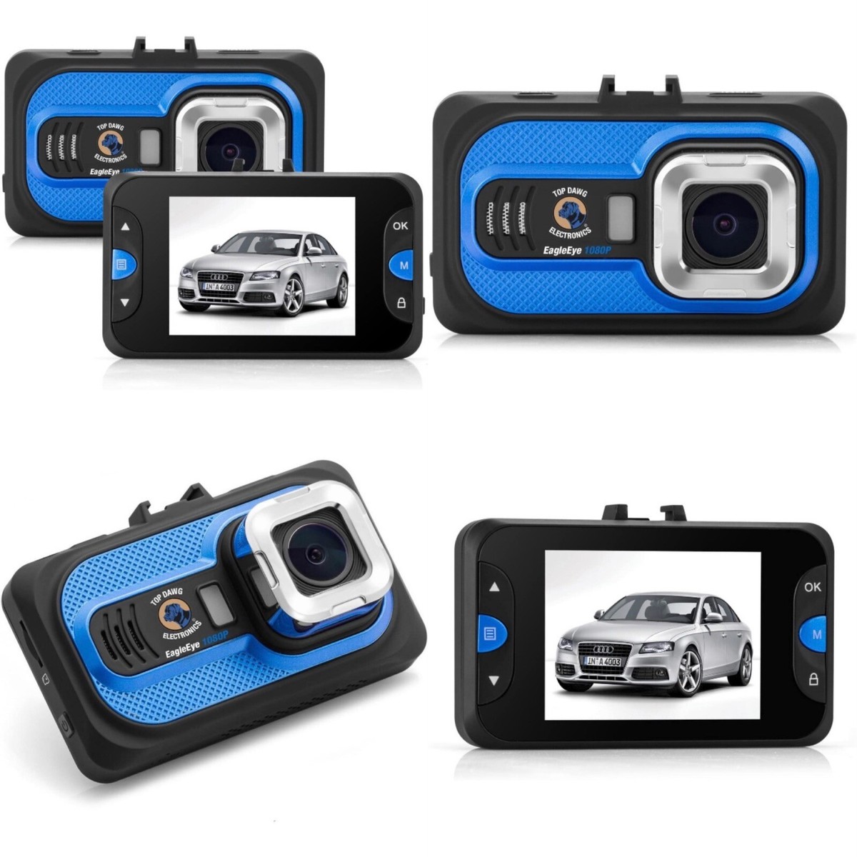 Eagle Eye 1080P DVR Dash 120 Degree Camera Top Dawg with GB SD