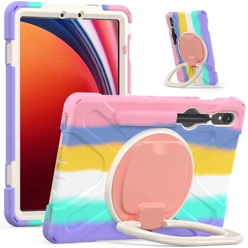 For Samsung Galaxy Tab S9 Ultra S9 Plus S8 Rotating Shockproof Carry Tablet Case - 第 57/89 張圖片
