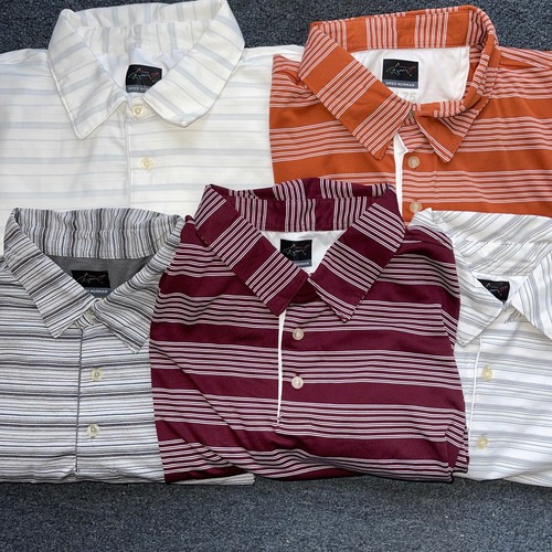 ML75 Stripe Golf Polo Shirt 