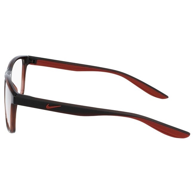 NIKE 7038 201 BLACK BURGUNDY EYEGLASS FRAMES 53-18-140  display picture 3