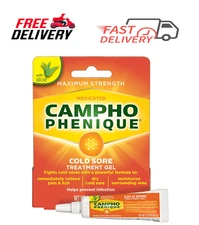 Campho Phenique Cold Sore and Fever Blister Treatment for Lips, Maximum Strength