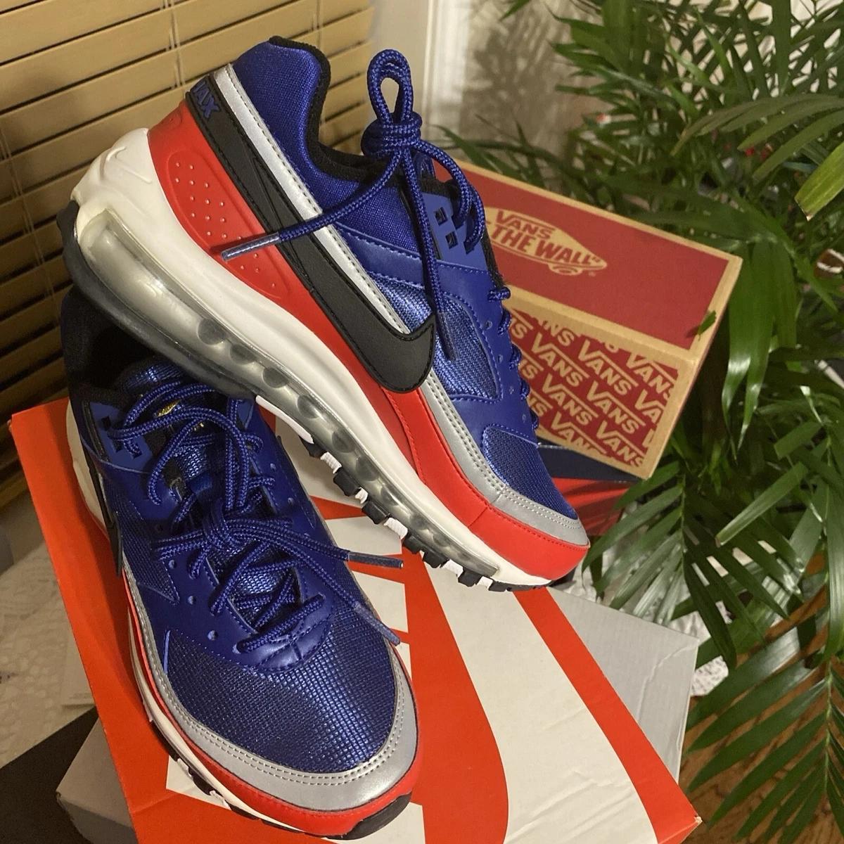 Preços baixos em Nike Air Max 97/BW Royal Blue Red | eBay
