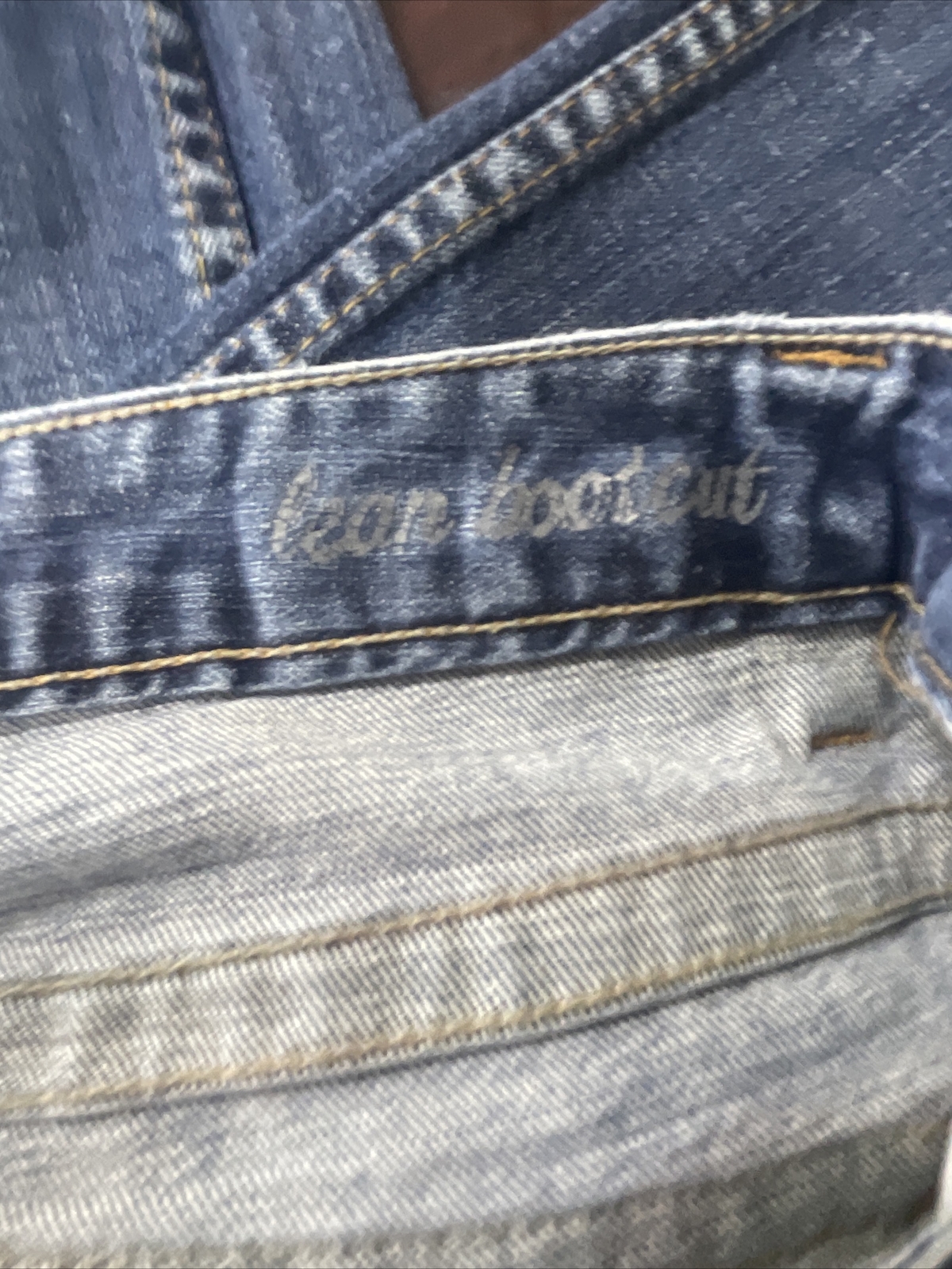 Calvin Klein Jeans, Lean Bootcut, Women, Size 2, Detailed Button Back Pockets