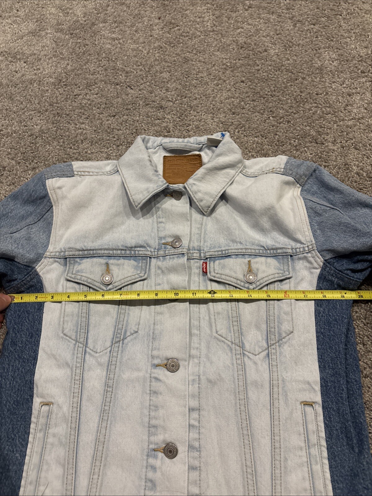 Levis Premium Big E Colorblock Patchwork Two Tone… - image 3