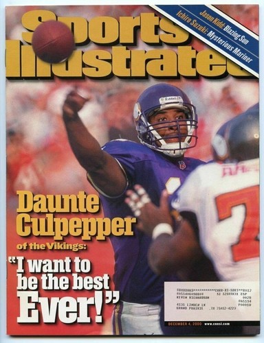 December 4, 2000 Daunte Culpepper MINNESOTA VIKINGS Sports Illustrated