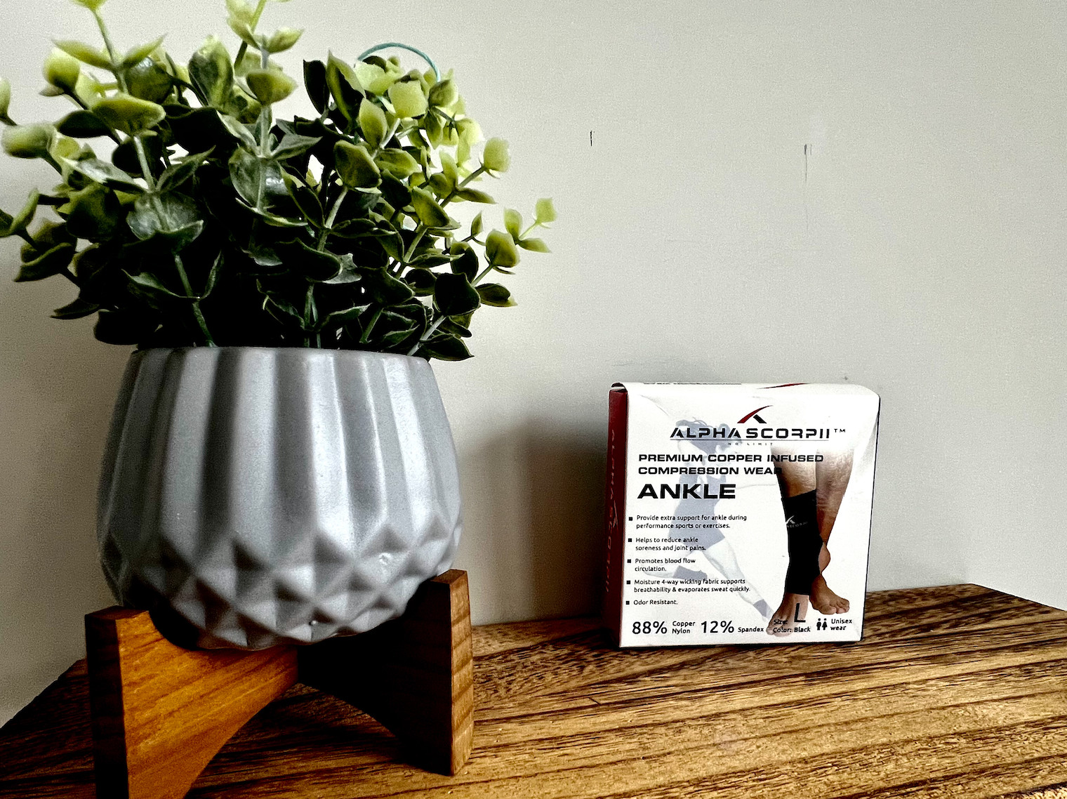 Ankle Copper Infused Compression Sports Sleeve