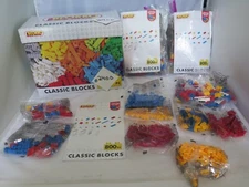 Blokko Classic Blocks Building Bricks - Multi Color - 2400 Piece Set - New - b14