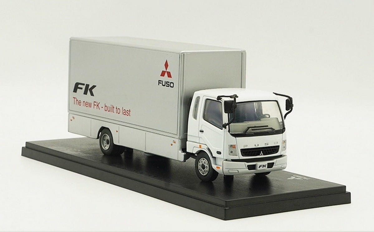 三菱ふそう ファイター ミニチュアカー 1/43 1/43 Scale Mitsubishi FUSO FK FIGHTER Truck Silver Diecast Car