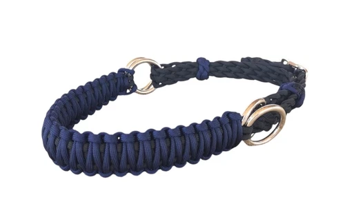 side pull hackamore attachment midnight  blue all sizes black or brown chinstrap