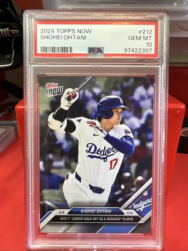 2024 TOPPS NOW #212 SHOHEI OHTANI PSA 10