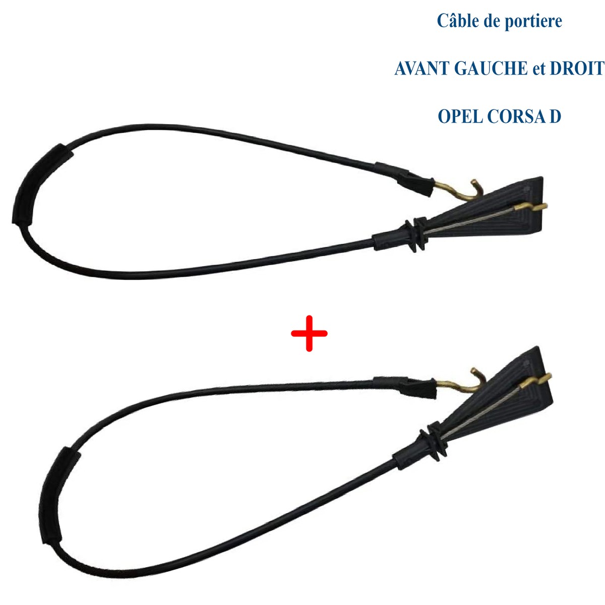 Câble Déverrouillage Poignée De Porte Opel Corsa D 5 Portes (2006-2014) – Avant Gauche/droit – Réf. OEM 13186768 – ACC Parts - 10