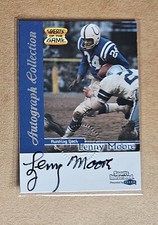 Lenny Moore 1999 Fleer Sports Illustrated Greats of the Game On Card Auto HOF
