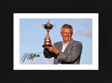 8X6 Mount COLIN MONTGOMERIE Signed PHOTO Gift Ready To Frame RYDER CUP GOLF