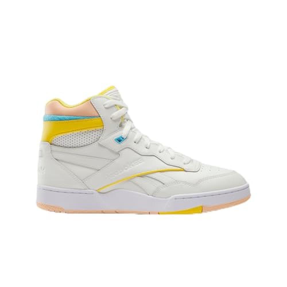 (TG. 38.5 EU) Reebok BB 4000 II Mid, Sneaker Unisex-Adulto, Chalk/Chalk/CLAYEL,