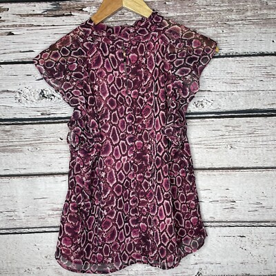 Fantaslook Plus Size Womens Tunic, Floral Short Sleeve Crew Neck Summer