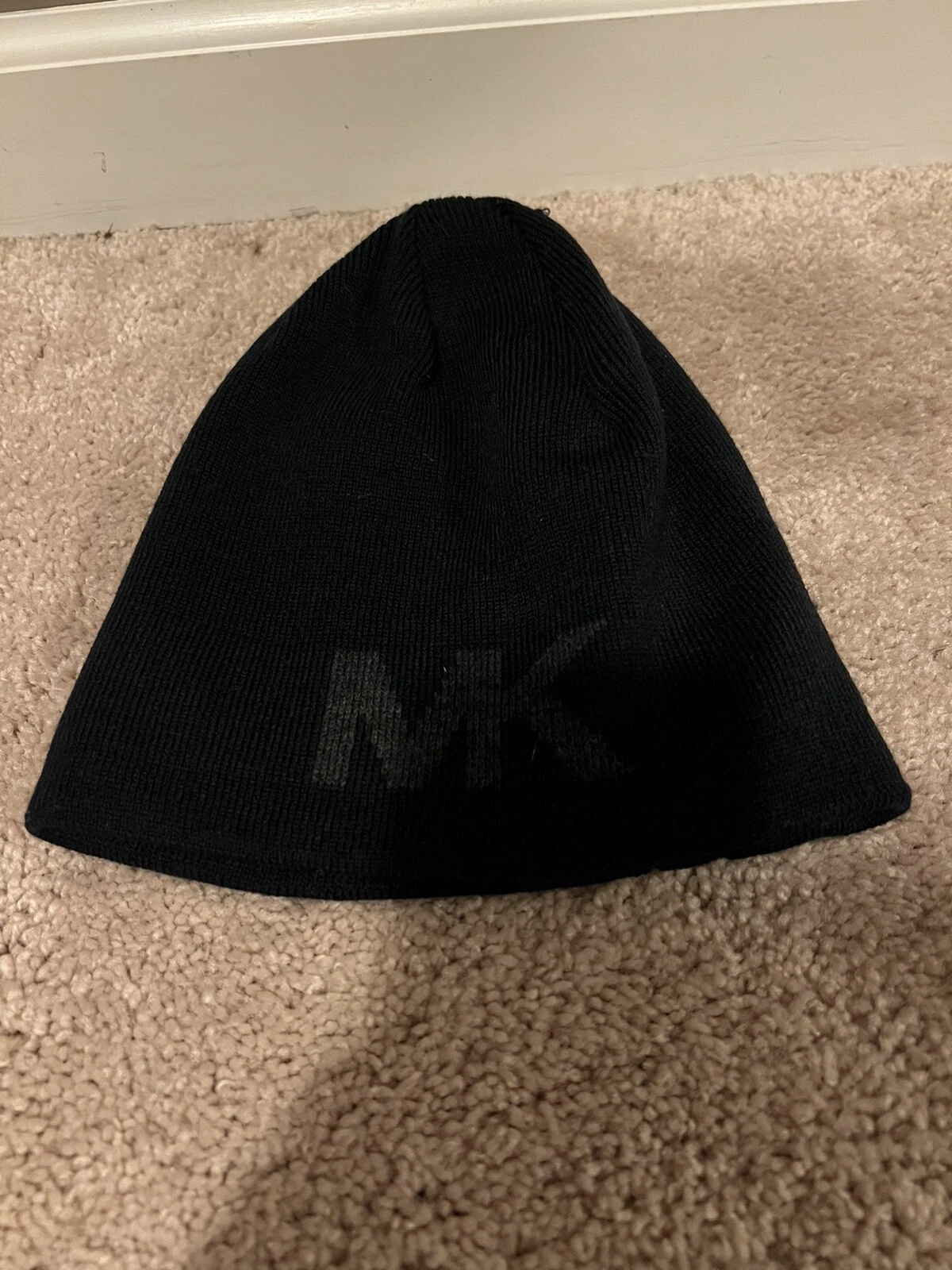 Michael Kors Men's Reversible Knit Beanie Blue/Grey