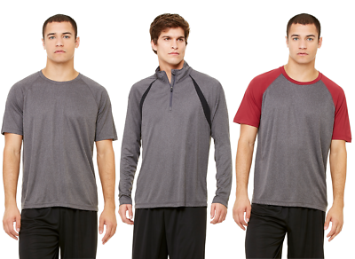 New Men's Alo Yoga 3 Pcs set Polyester Pullover & T-shirts Grey