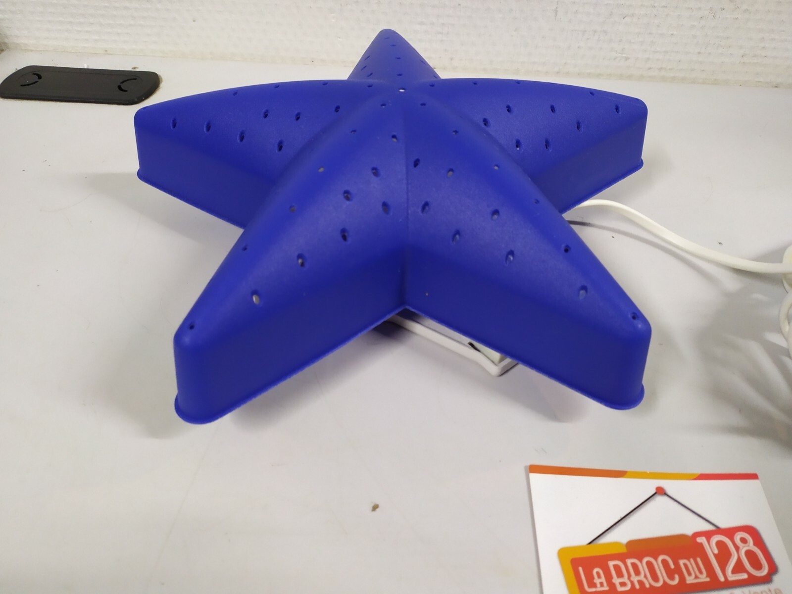 Lampe Ikea étoile bleu - Smila Stjarna - veilleuse - Fonctionne image 3