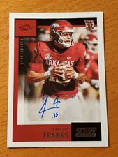 2021 Chronicles Draft Score Rookie Auto Feleipe Franks Arkansas Falcons QB B