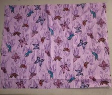 Butterflies on Purple fabric 270573