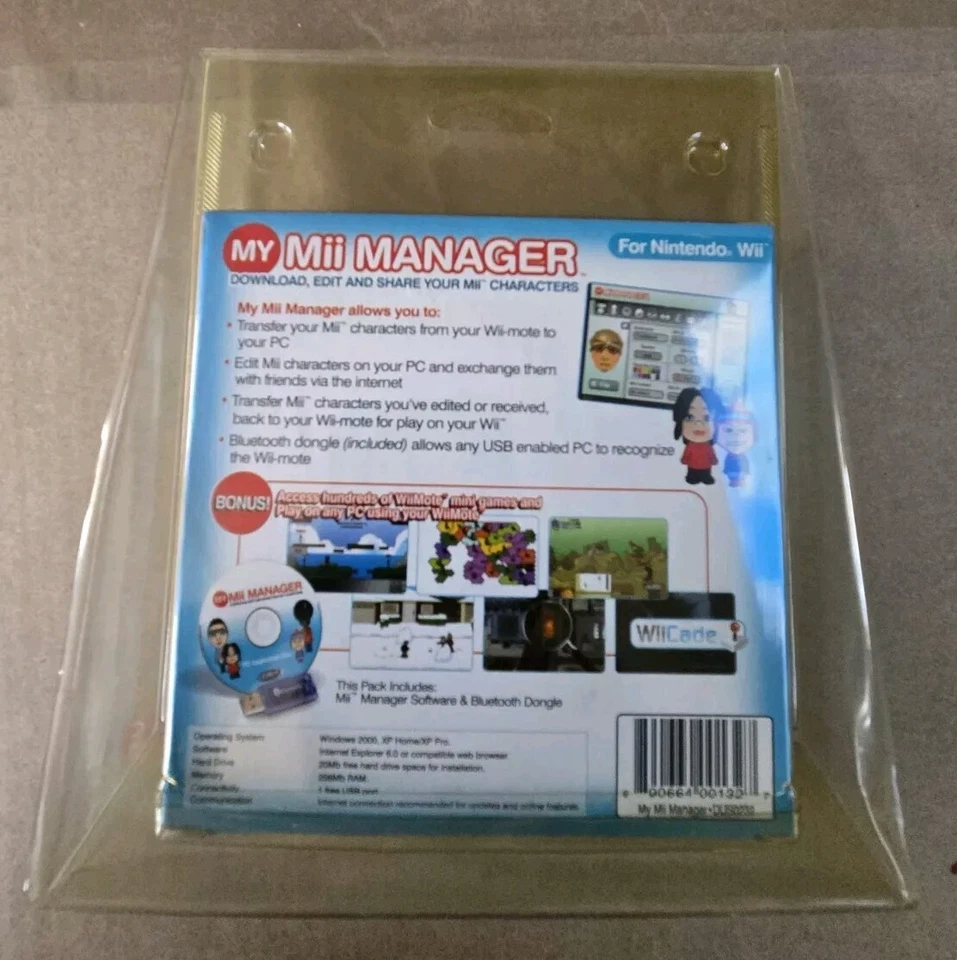 Mii Manager for Wii - Complete in Box Nintendo Wii 3rd Party Software - Image 2 of 4