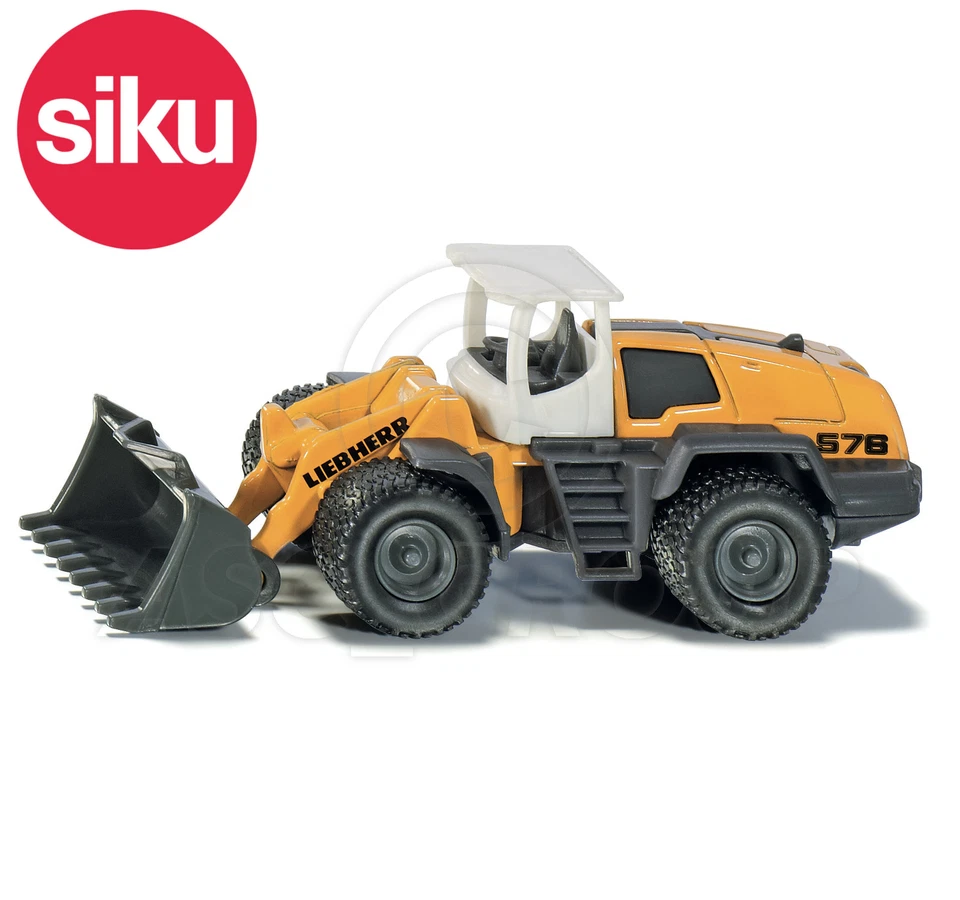 Siku NO.1477 Liebherr Quatre Roue Chargeur Chargement Pelle Dicast Modèle / - Photo 1/1