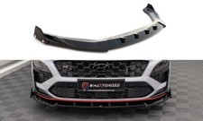 CUP Spoilerlippe Wings SCHWARZ für Hyundai Kona N MK1 Frontspoiler Frontlippe V2