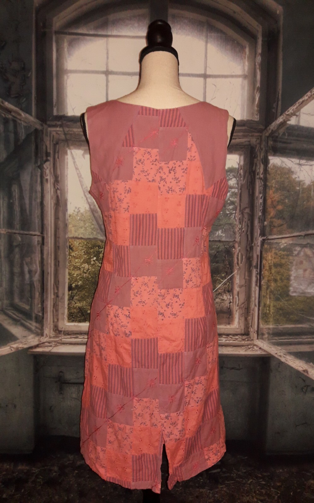 Sundance Catalog Floral Patchwork Shift Dress Siz… - image 7