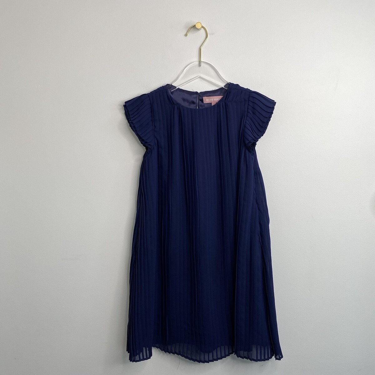 bcbg blue pleated dress Shaina Pleated Gown