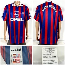 BAYERN MUNICH 1995 1997 HOME FOOTBALL SHIRT SOCCER JERSEY VINTAGE szXL ADIDAS
