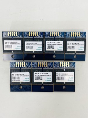 LOT OF 5: AP-UM016GR13CS-MSCM 81.U4250.A APACER MLC 16GB NAND FLASH - USED PULL