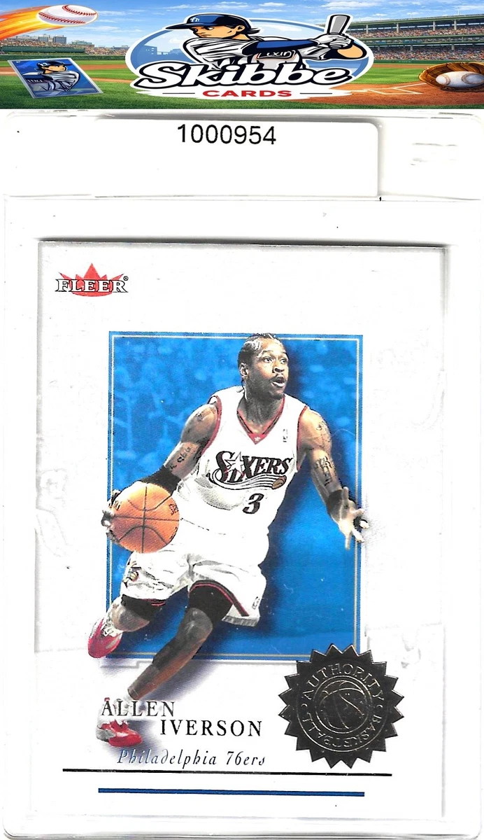 00/01 Fleer ☆Allen Iverson/76ers☆250枚限定 Autographics Silver