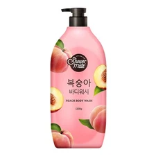  Shower Mate Peach Body Wash 42.3oz - Natural Formula, Made in Korea